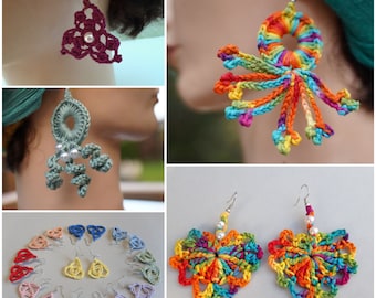 Crochet tutorial elegant BOHO earrings
