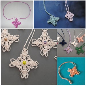 4 Crochet tutorials CROSS Charm image 2