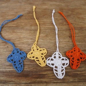 4 Crochet tutorials CROSS Charm image 10