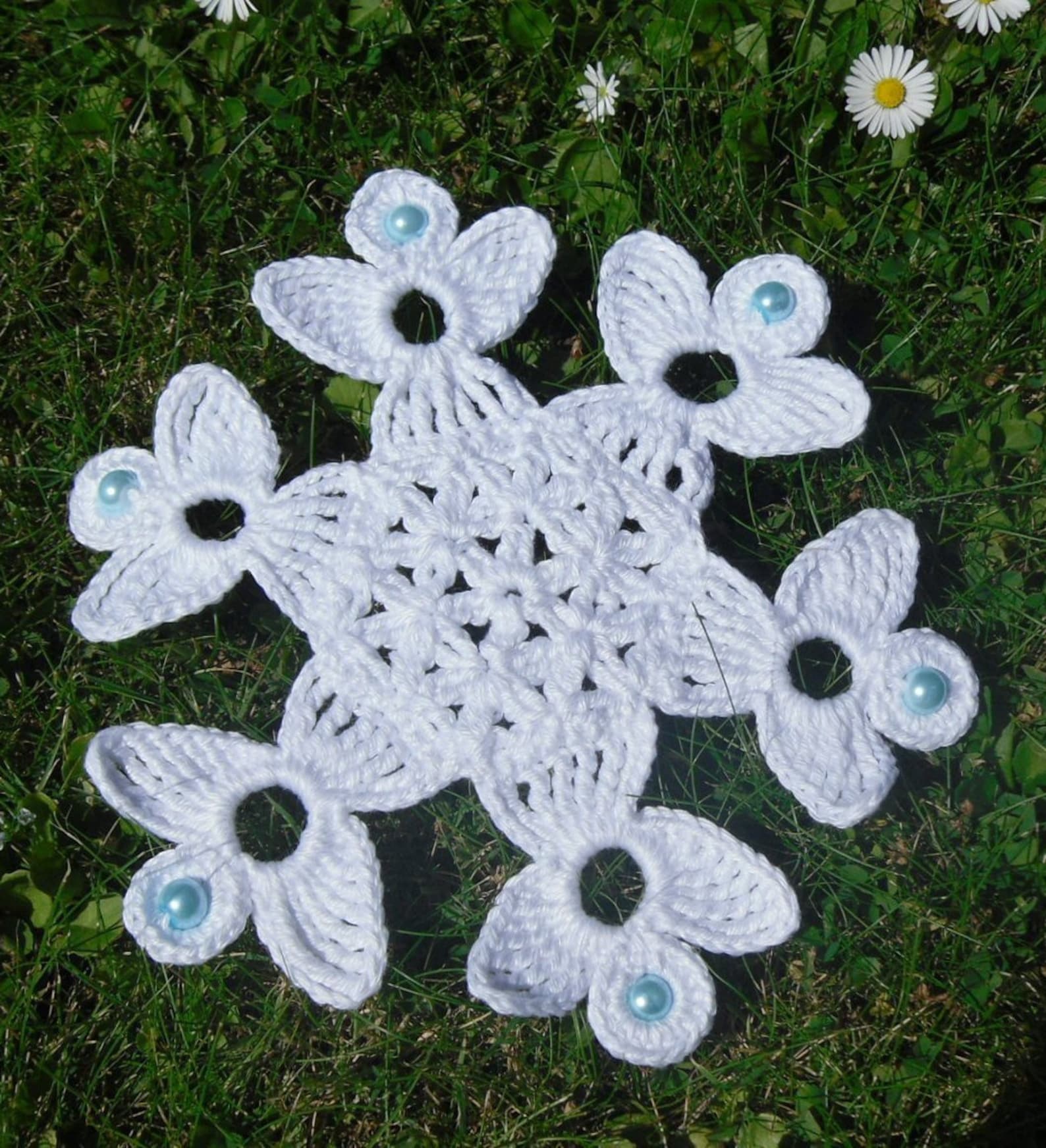 FLOWER OF LIFE Crochet Pattern Doily Angels Etsy UK