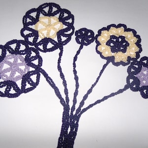 Tutoriels de crochet Marque-Page FLEUR DE VIE en variations