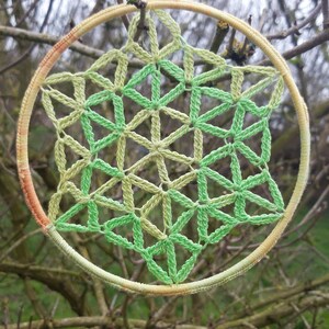 FLOWER OF LIFE Crochet tutorial Dreamcatcher image 5