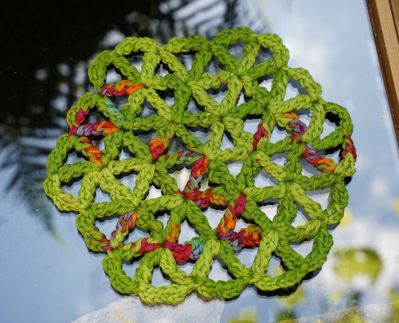 Tutorials FLOWER OF LIFE Crochet Stars image 10