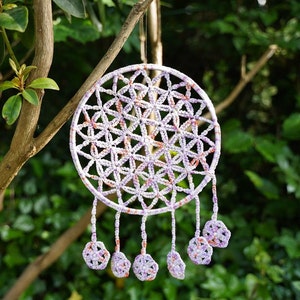 Crochet tutorial FLOWER OF LIFE Dreamcatcher image 1