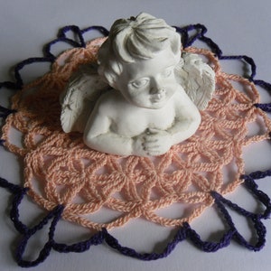 FLOWER OF LIFE Crochet tutorial Doily image 6