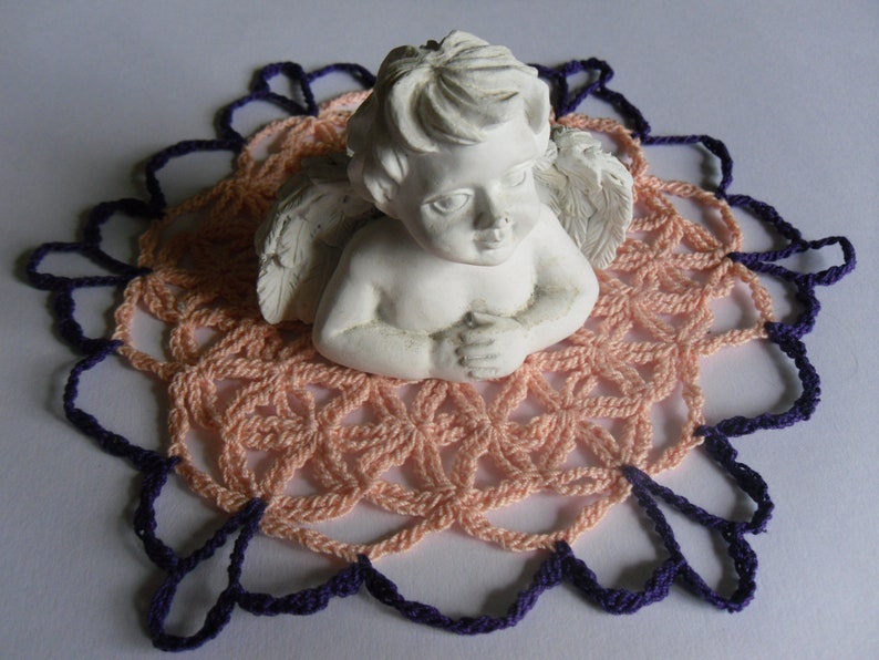 FLOWER OF LIFE Crochet tutorial Doily image 6