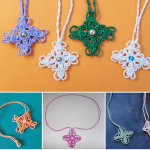 4 Crochet tutorials CROSS Charm image 1