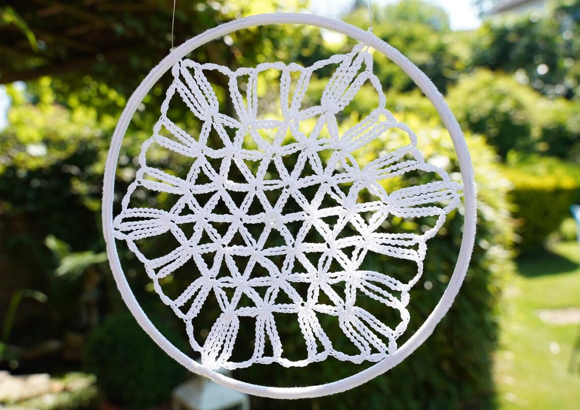 BLUME DES LEBENS Anleitung Traumfänger - Etsy.de