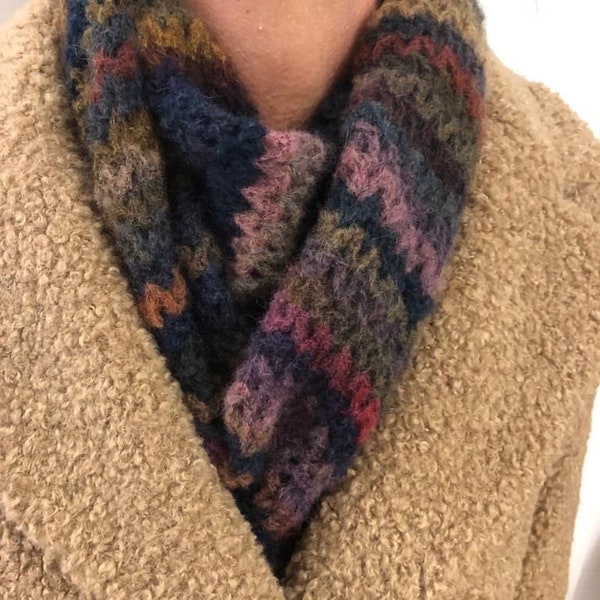 Crochet tutorial Scarf ALEXANDRA