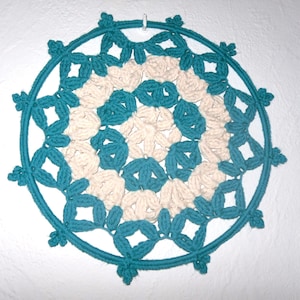 FLOWER OF LIFE Crochet tutorial Dreamcatcher