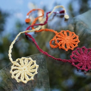 Tutoriel de crochet Marque-page FLEUR, SOLEIL image 4