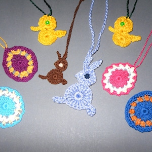 8 Tutoriels de crochet décorations Pâques