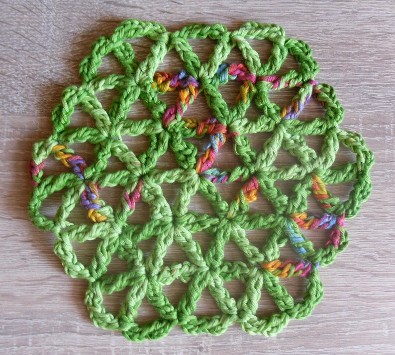 Crochet pattern Coaster FLOWER OF LIFE