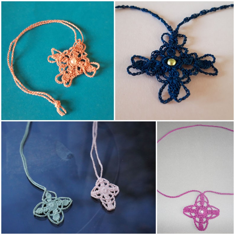 4 Crochet tutorials CROSS Charm image 3