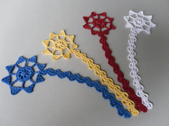 Tutoriel De Crochet Marque Page Fleursoleil Ou étoile Comète