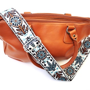 Versatile Bag Strap, Colorful Stylish Bag Strap, Replacement Deatchable Colorful, Interchangeable Guitar Strap Style Handbag Strap, VAN GOGH