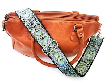 Ersatz Gitarre Stil Gurt band für Crossbody oder Schultertasche, blumig austauschbaren Riemen für Handtaschen, Taschen, Geldbörsen, CHAGALL
