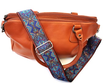 Blumiger Gitarrengurt: längenverstellbarer Ersatzriemen für Handtasche oder Handtasche, EINSTEIN