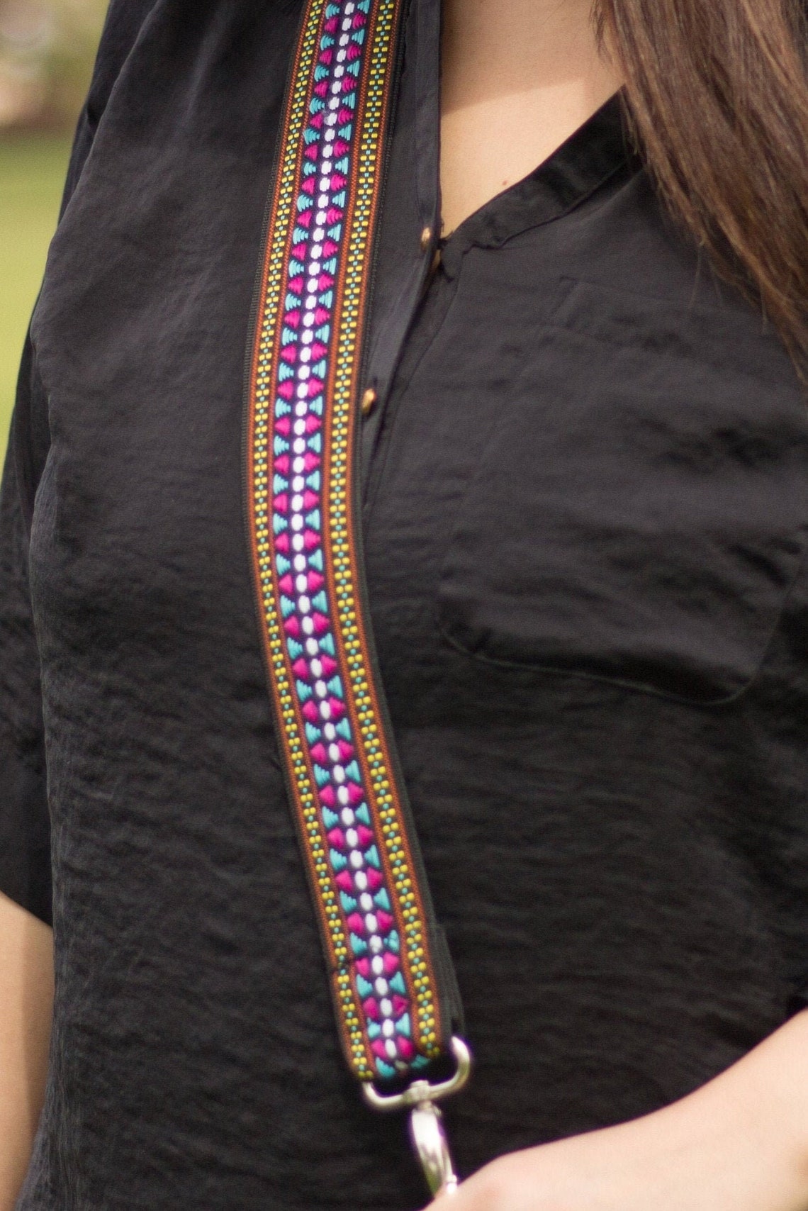 Colorful Guitar Style Bag Strap Removable Strap for Handbag Etsy