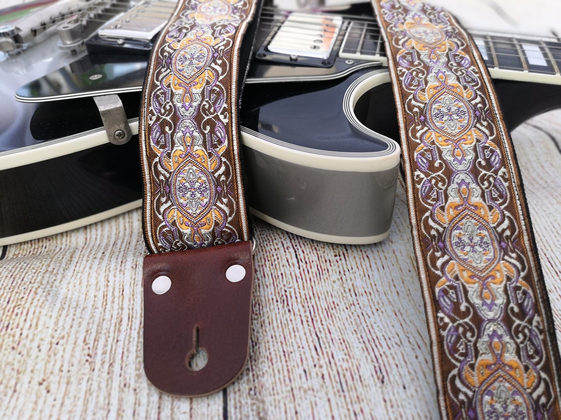 Crossbody Guitar Strap For Electric Acoustic or Bass Guitars Etsy