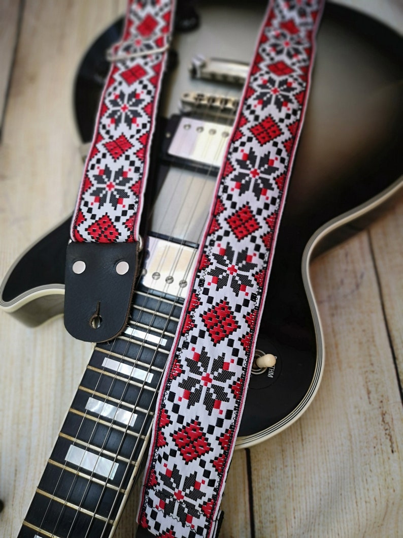 Guitar Strap Adjustable Personalized Engraving Cross Body Etsy Israel