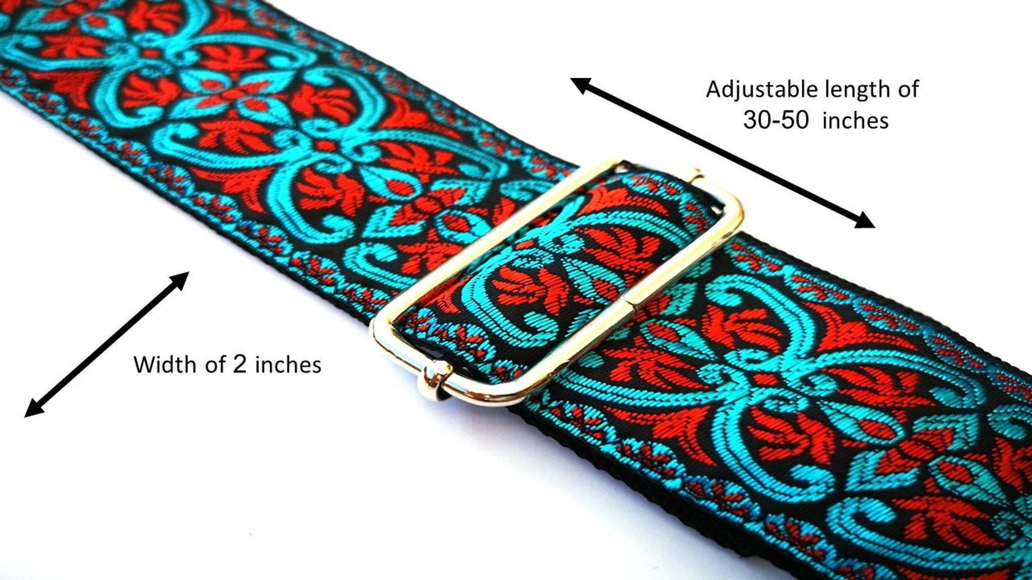 Replacement Guitar Style Handbag Strap Colorful Bag Strap for Etsy