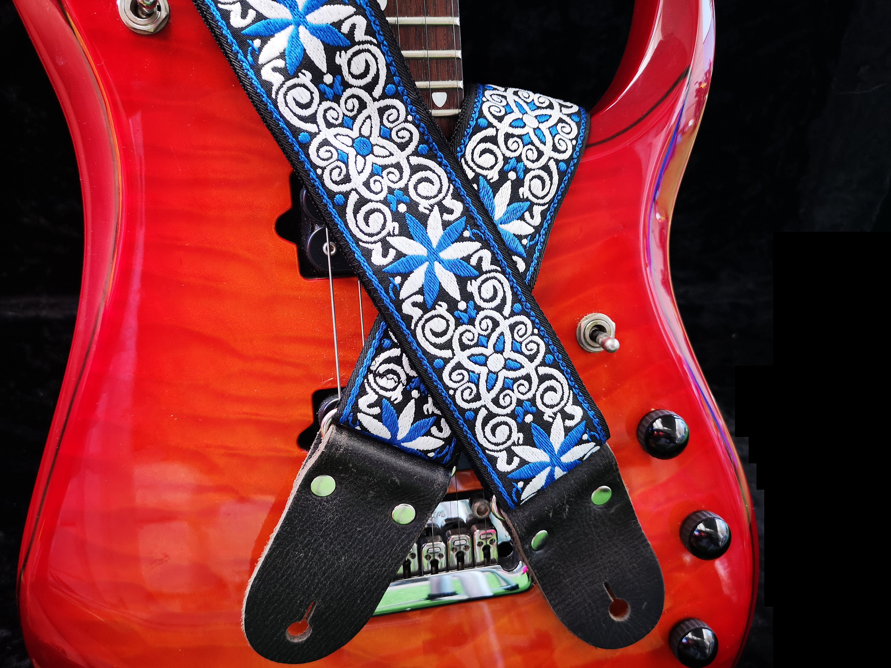 Personalized Guitar Strap For Electric Acoustic or Bass Etsy