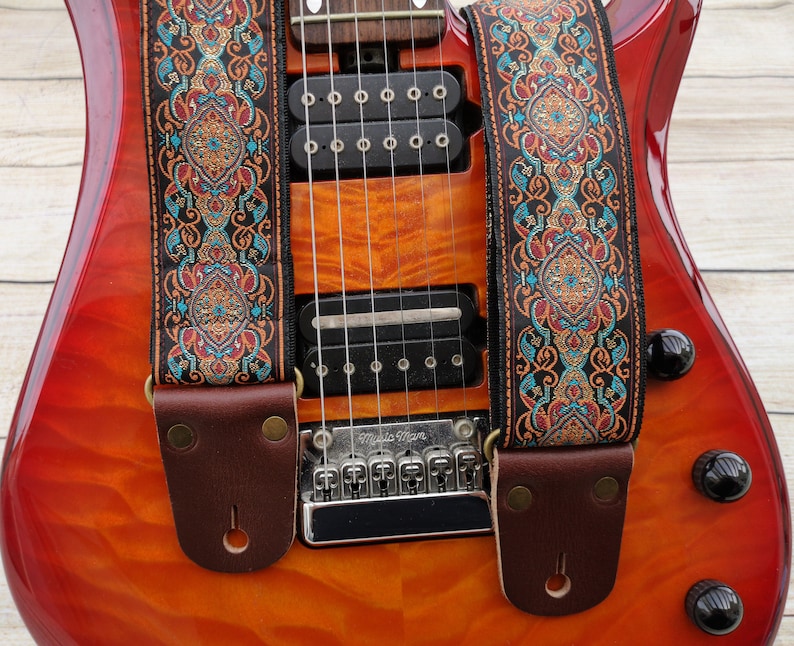 Guitar Strap Adjustable Engraving Personalized Strap Etsy Israel