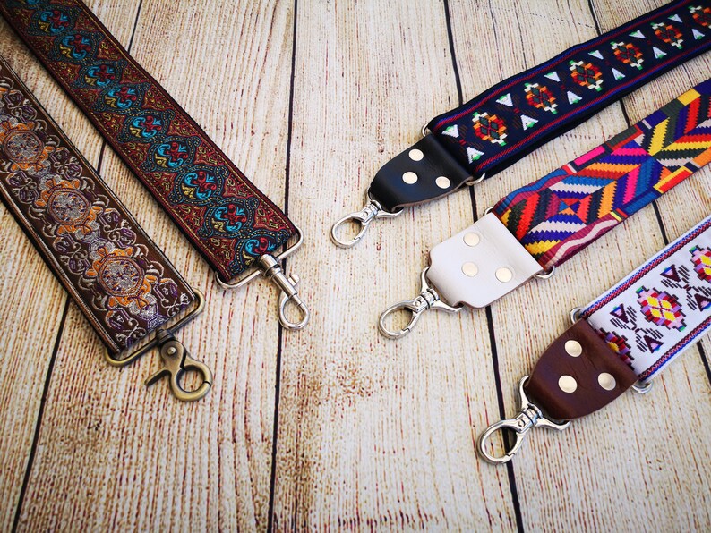 Replacement Guitar Style Handbag Strap Colorful Bag Strap for Etsy