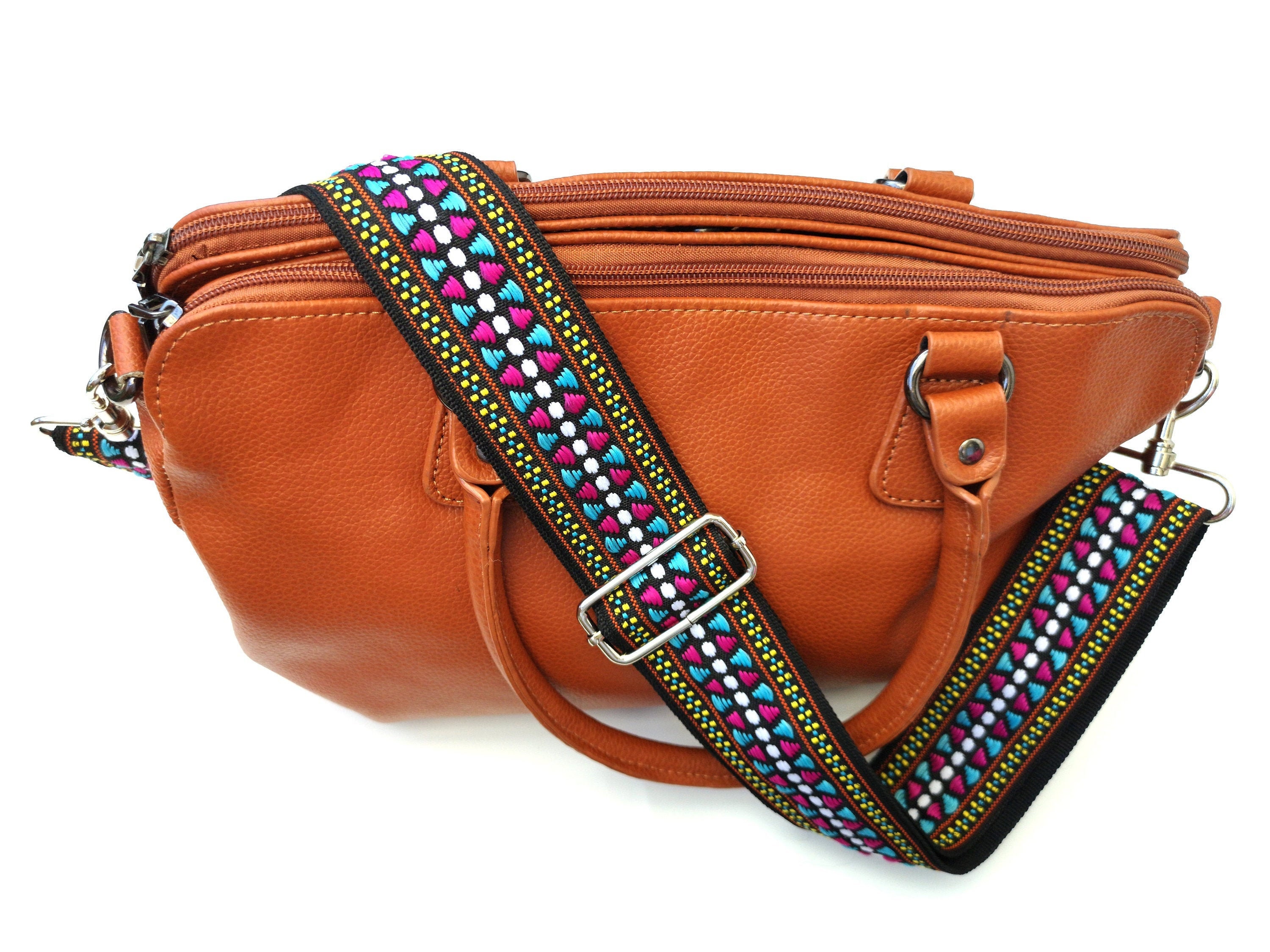 Colorful Guitar Style Bag Strap Removable Strap for Handbag Etsy