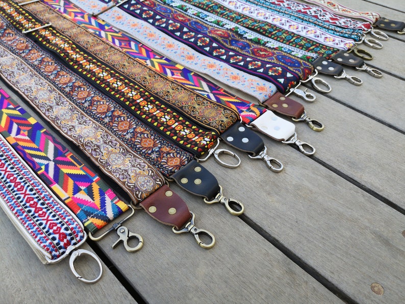 Replacement Guitar Style Handbag Strap Colorful Bag Strap for Etsy