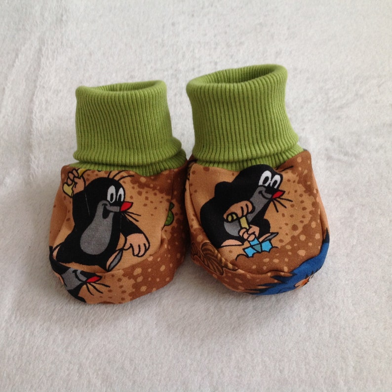 Tippy Toes Pauli Herbstspaß Babysocken Füsslinge unisex Geschenk Geburt Taufe Babyausstattung Frühling newborn Bild 2