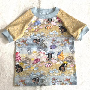 T-Shirt "Pauli - Abenteuer am Meer" blau Kindershirt Geschenk Geburtstag unisex Urlaub Ferien
