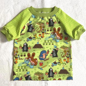 T-Shirt "Pauli - Gartenspaß" Frühling grün Kindershirt Geschenk Geburtstag unisex Urlaub Ferien