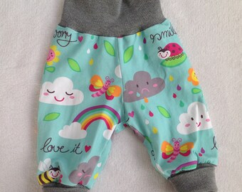 Babyhose "Be Happy" Smile mint