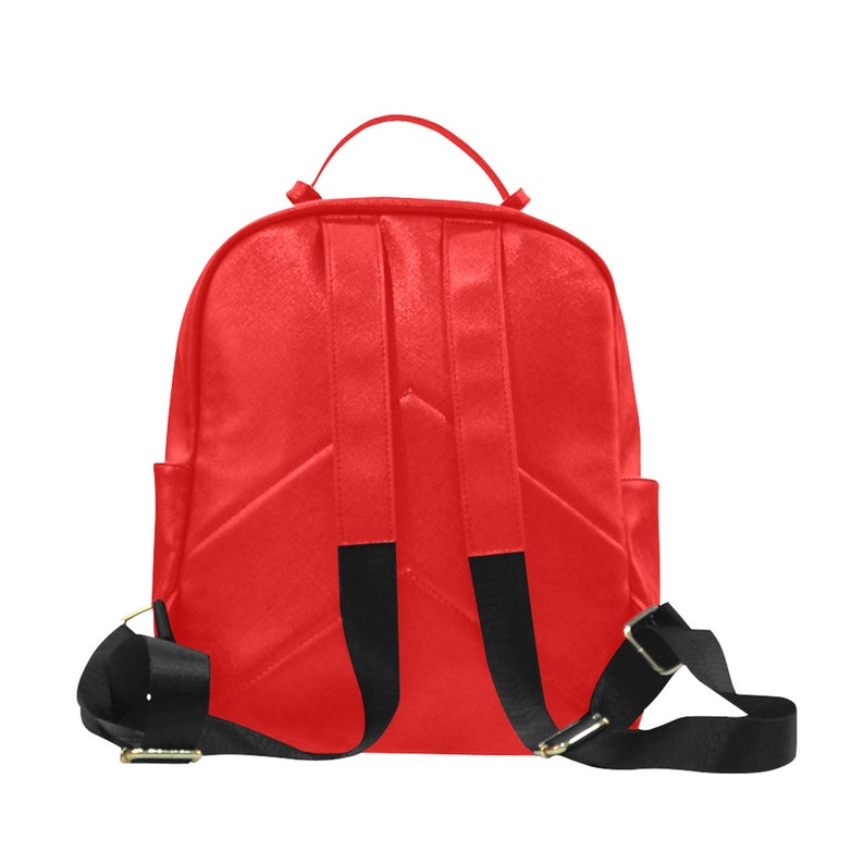 DST Delta Sigma Theta AfroChic Taiga Leather BookbagBackpack