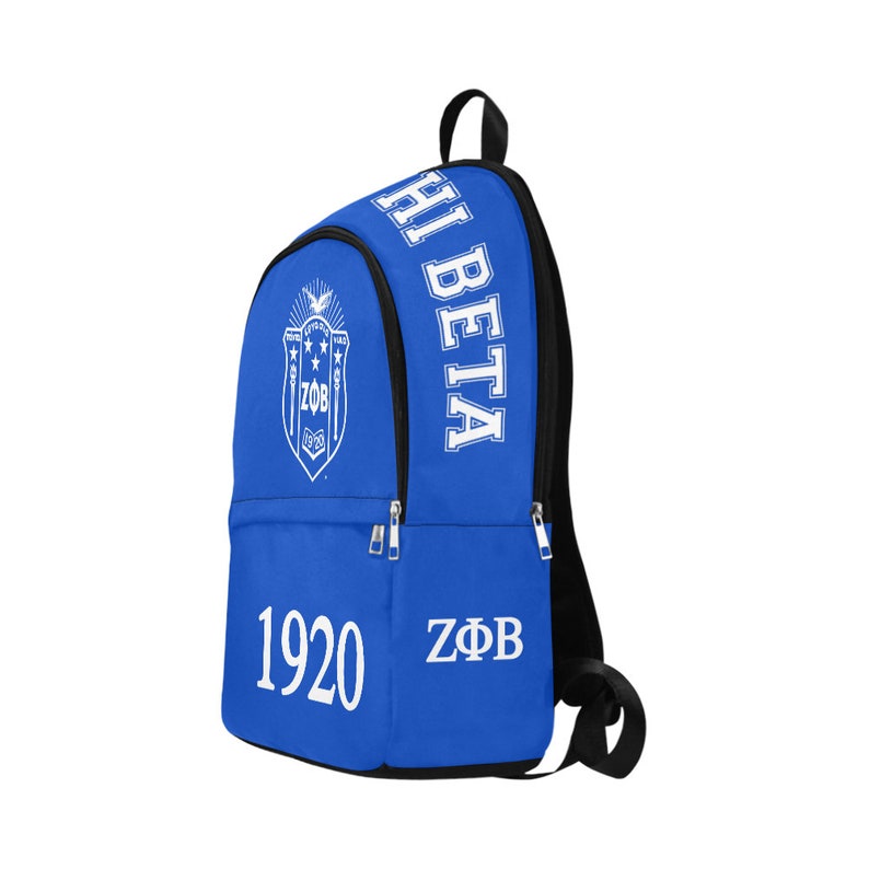 Zeta Phi Beta 1920 Crest Bookbag Royal