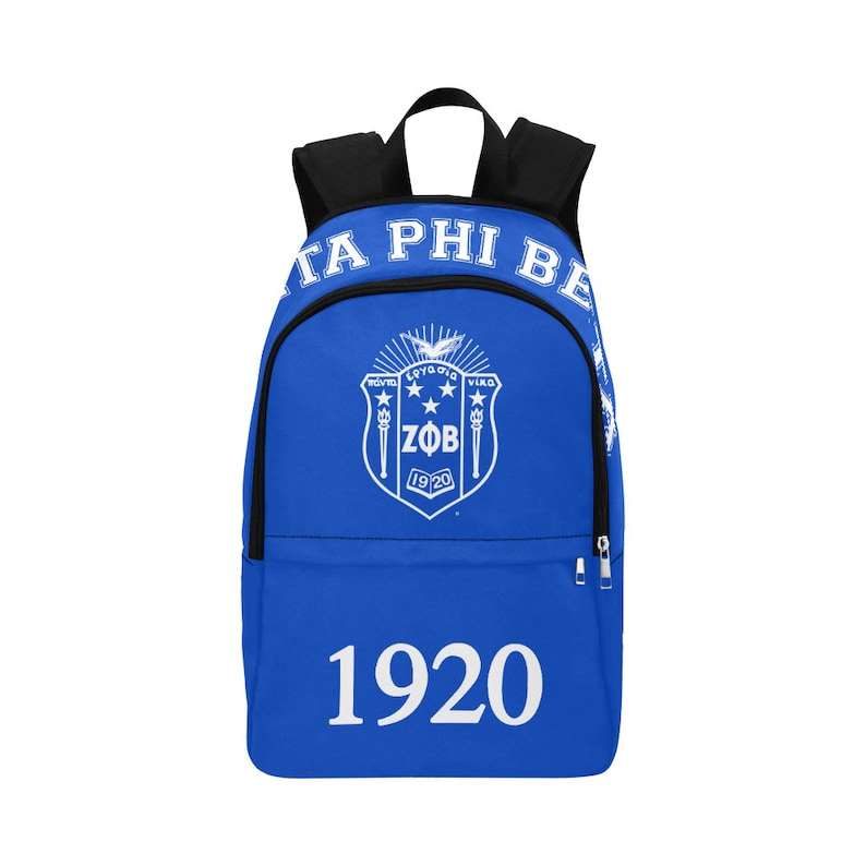 Zeta Phi Beta 1920 Crest Bookbag Royal
