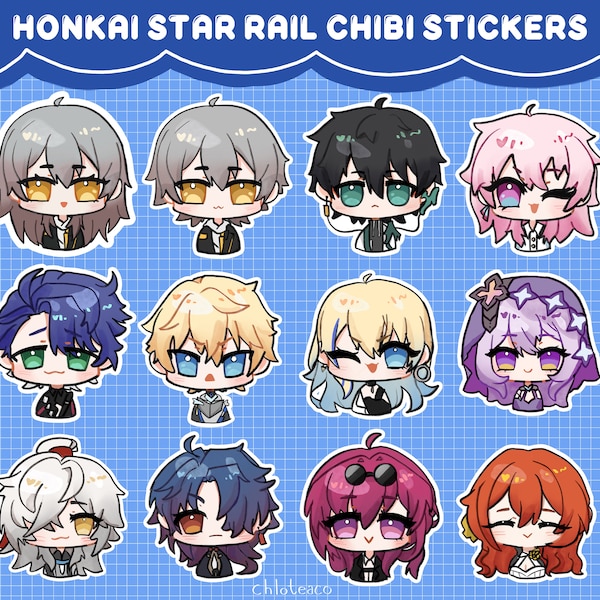 Honkai Star Rail Chibi Stickers (HSR)