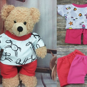 Bear clothing combo mix suitable for teddy bear plush toys 28 cm image 1