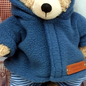 Mélange de vêtements pour ours aspect denim rayé adapté aux ours peluches ours en peluche 28 cm neuf jacke