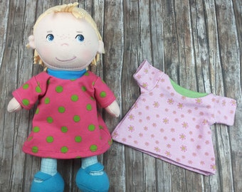 Doll clothes color mix dress dots or flowers suitable for rag dolls 20 cm new