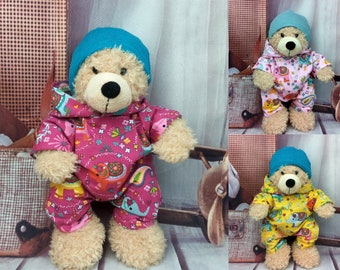 Bear clothing colors mix jumpsuit overall elephants suitable for bears stuffed toys teddy bear bear 23 cm