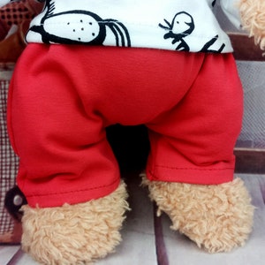 Bear clothing combo mix suitable for teddy bear plush toys 28 cm hose rot