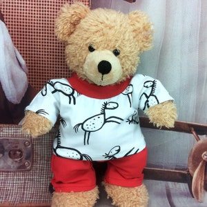 Bear clothing combo mix suitable for teddy bear plush toys 28 cm image 2