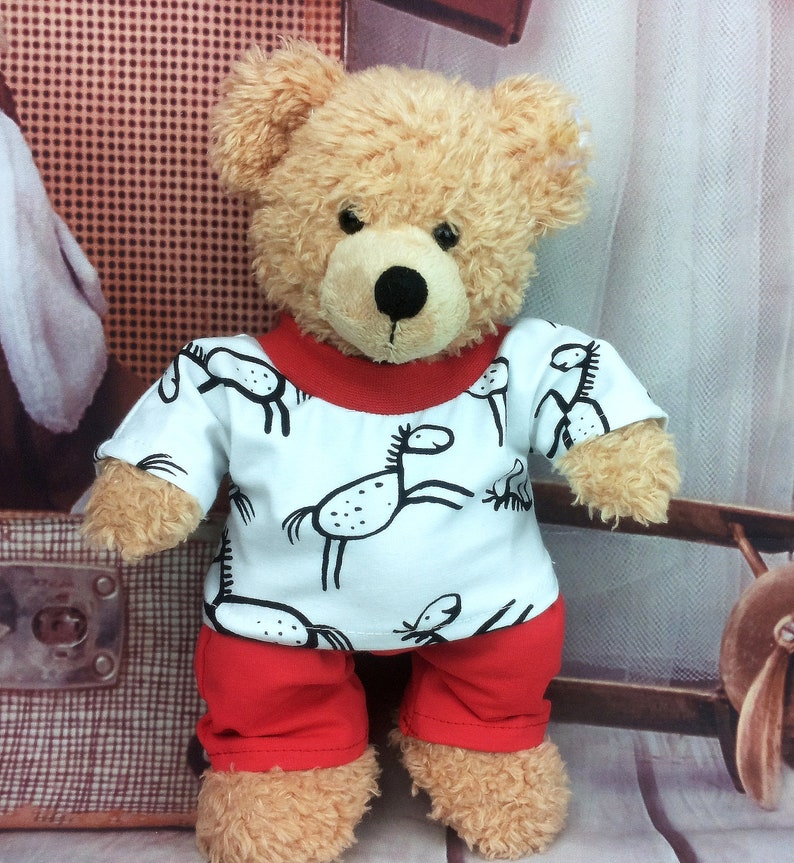 Bären Kleidung Kombi mix passend für Teddybär Bär Plüschtiere 28 cm Bild 2