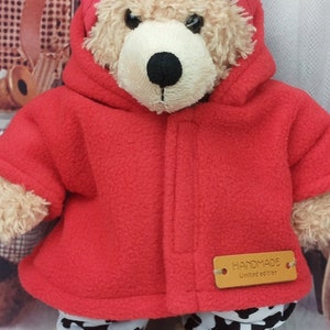 Bären Kleidung Mix rot weiß schwarz passend für Bären Stofftiere Bär Teddybär 28 cm Neu Bild 5