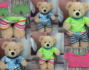 Bear clothing combo mix shirt / pants suitable for bear stuffed toys 23 cm