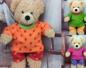Bären Kleidung Farben Mix passend für Teddybär Bär Plüschtiere 28 cm