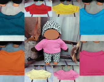 Clothing Colors Mix Shirt suitable for monkey plush toys 20 cm New